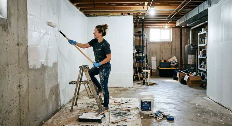 Basement Painting in Kansas City, KS