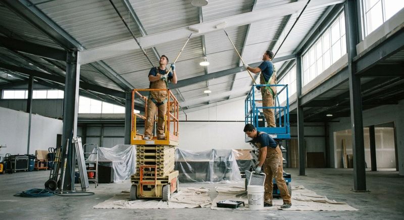 Commercial Ceiling Painting in Longmont, CO