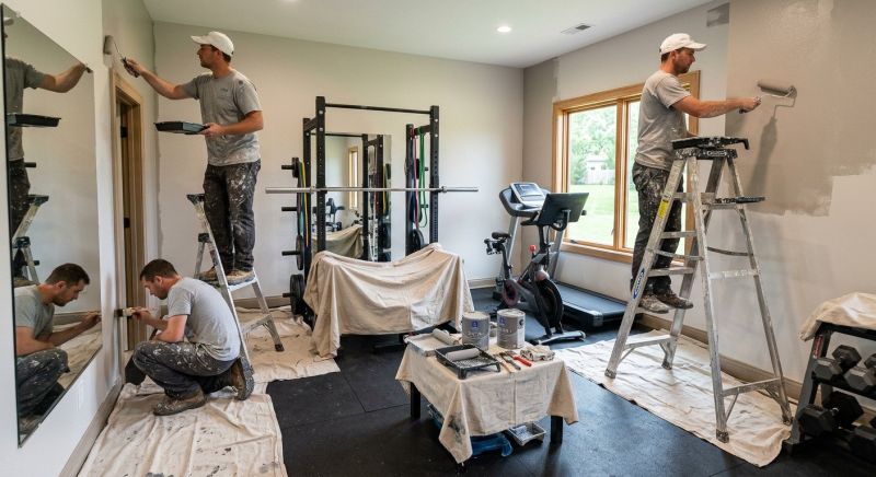 Fitness Room Painting in Wilmington, NC