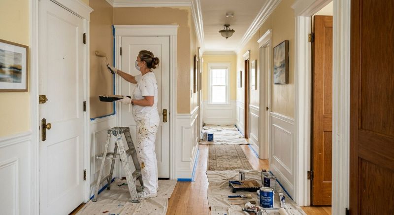 Hallway Painting in Wilmington, NC