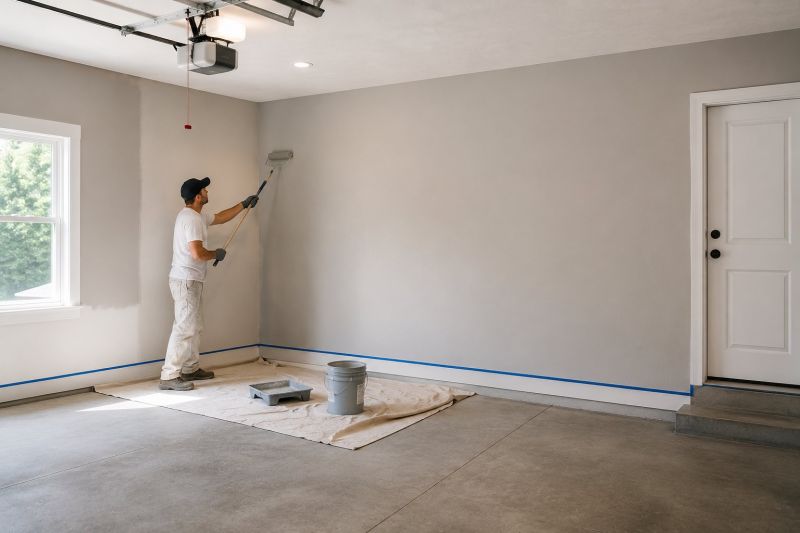 Interior Garage Painting in Wilmington, NC