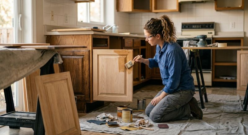 Kitchen Cupboard Refinishing in Indianapolis, IN