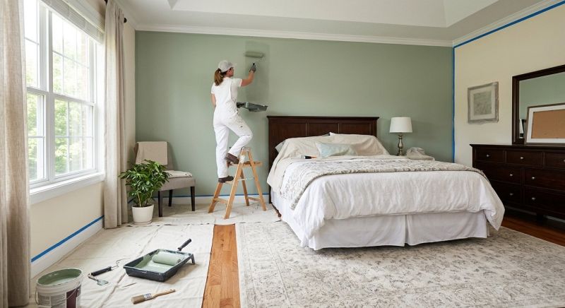 Master Bedroom Painting in Wilmington, NC