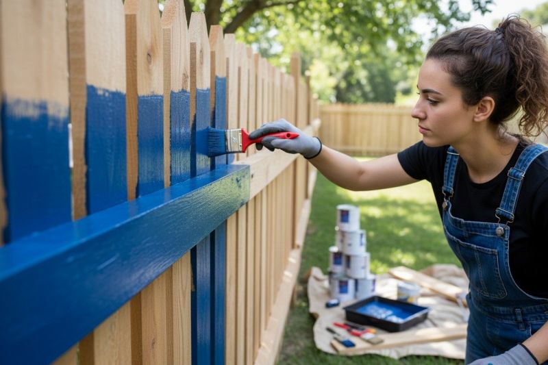 Residential Fence Painting in Waco, TX