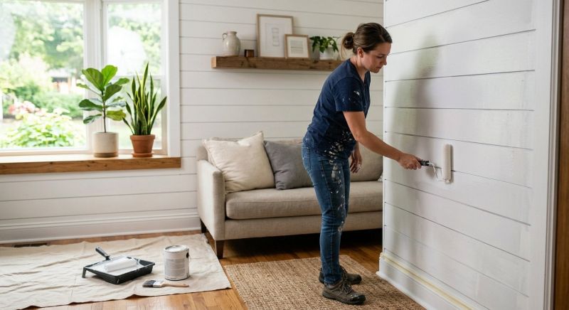 Shiplap Painting in Wilmington, NC