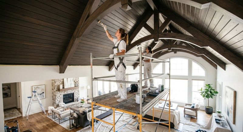 Vaulted Ceiling Painting in Wilmington, NC