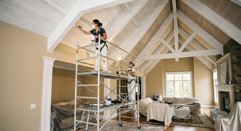 Vaulted Ceiling Painting in Waco, TX