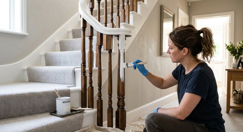 Banister Painting in Wilmington, NC