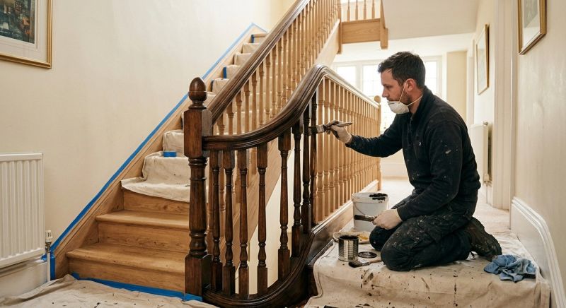 Bannister Staining in Waco, TX