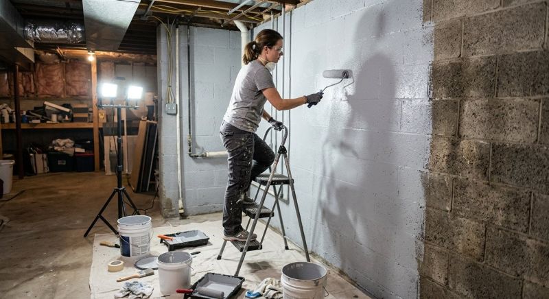 Basement Painting in Wilmington, NC