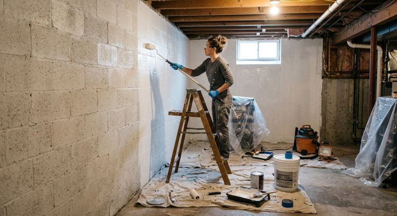 Basement Painting in Wilmington, NC
