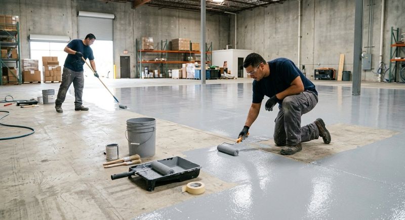 Business Floor Painting in Arvada, CO