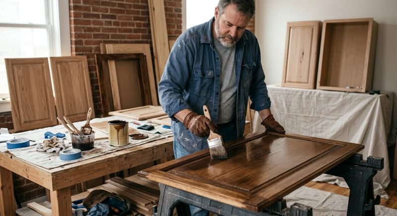 Cabinet Staining Service in Dayton, OH
