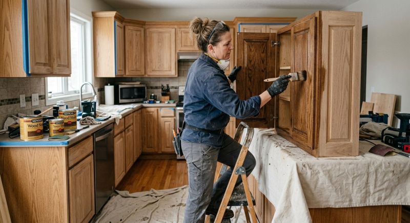 Cabinet Staining Service in Indianapolis, IN