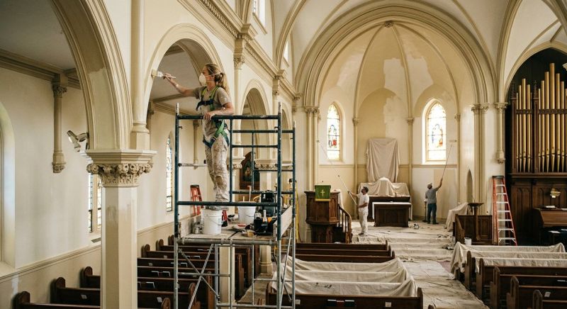 Church Painting in Waco, TX