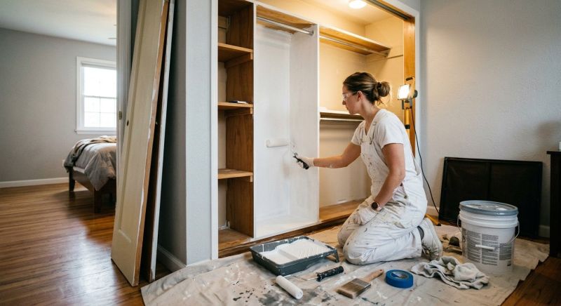 Closet Painting in Waco, TX