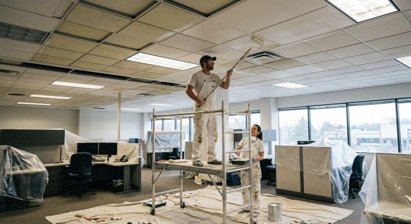Commercial Ceiling Painting in Longmont, CO