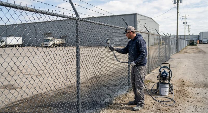 Commercial Fence Painting in Waco, TX