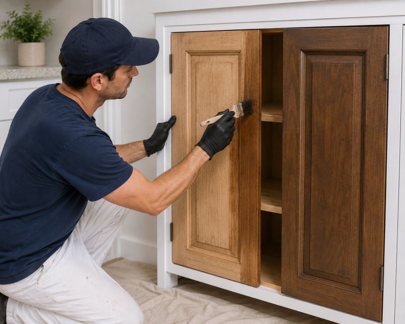 Cupboard Refinishing in Bloomington, IN