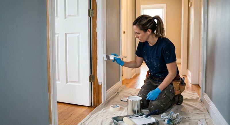 Door Molding Painting in Waco, TX