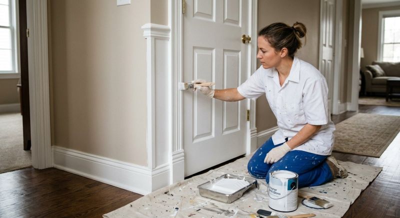 Door Molding Painting in Waco, TX