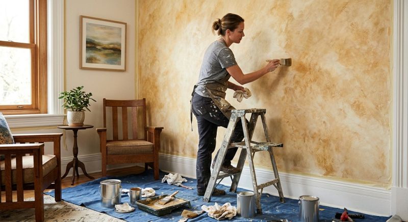 Faux Interior Painting in Alpharetta, GA