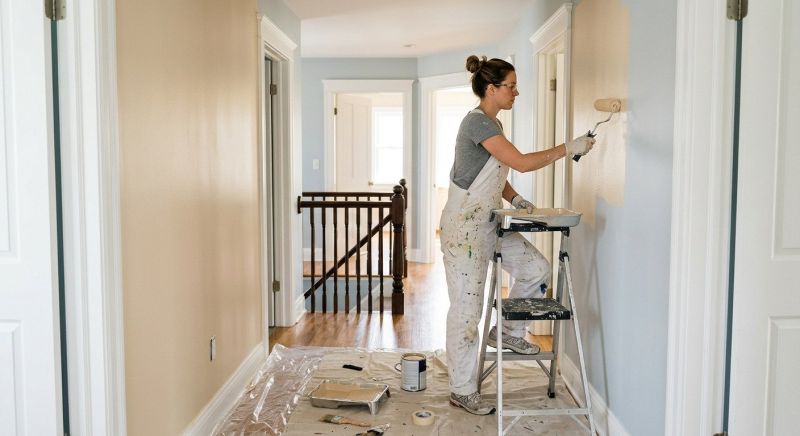 Hallway Painting in Wilmington, NC