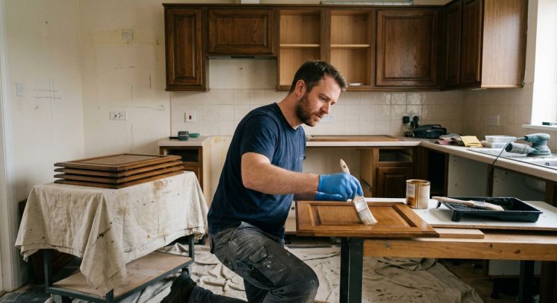 Kitchen Cupboard Refinishing in Cincinnati, OH