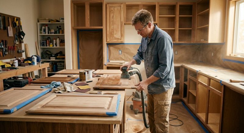 Kitchen Cupboard Refinishing in Cincinnati, OH
