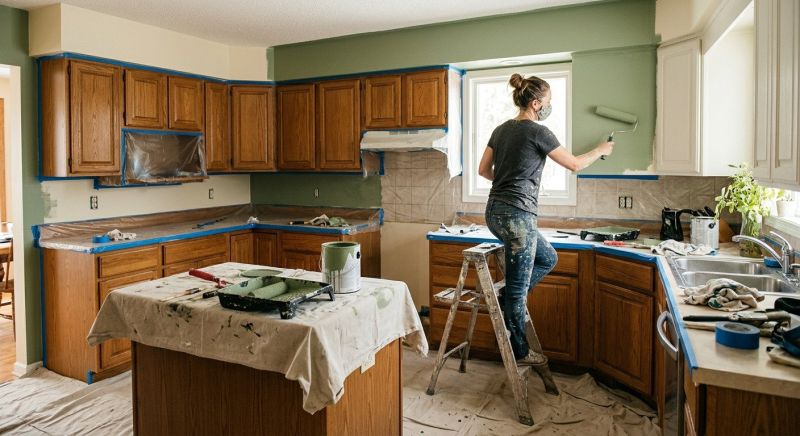 Kitchen Painting in Wilmington, NC