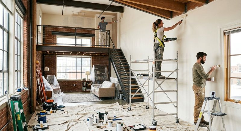 Loft Painting in Wilmington, NC