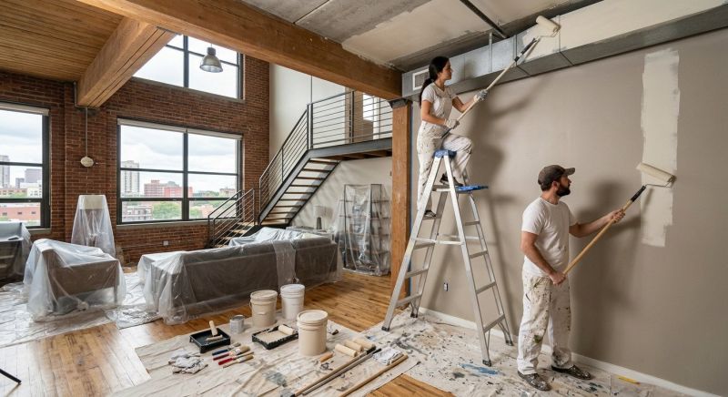 Loft Painting in Waco, TX