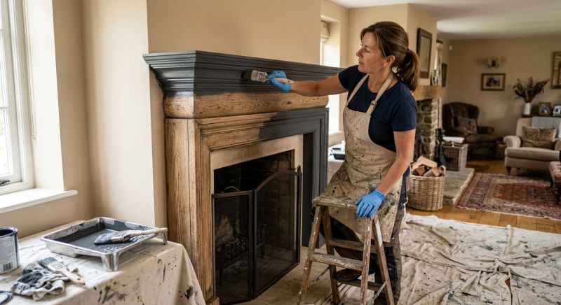Mantel Painting in Waco, TX