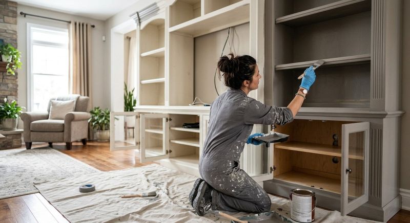 Mantel Painting in Waco, TX