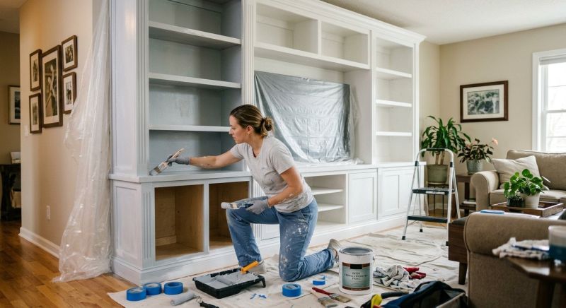 Mantel Painting in Waco, TX