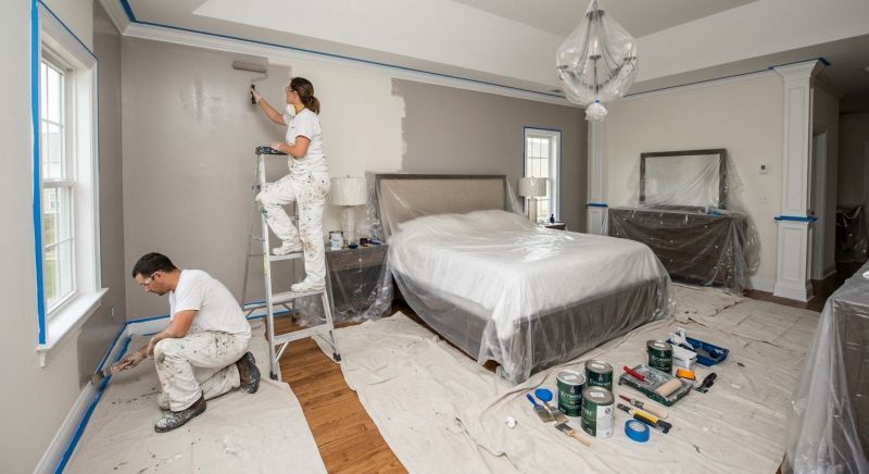 Master Bedroom Painting in Wilmington, NC