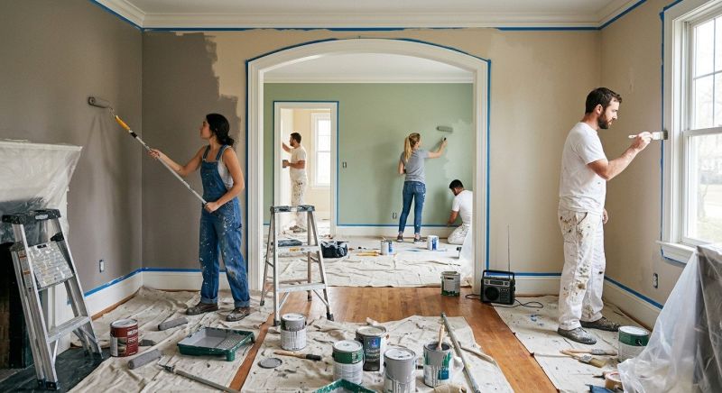 Multiple Rooms Painting in Wilmington, NC