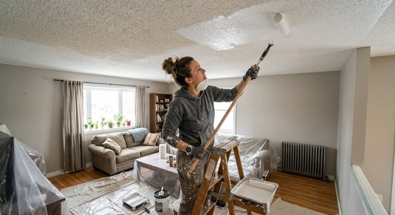 Popcorn Ceiling Painting in Wilmington, NC