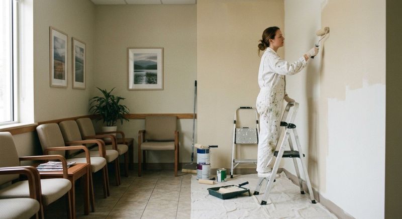 Reception Area Painting in Longmont, CO