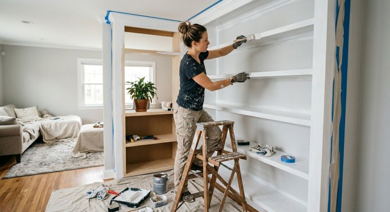 Shelf Painting in Waco, TX