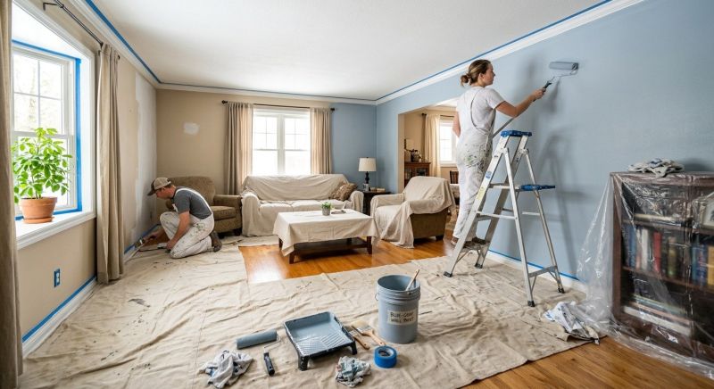 Sunroom Painting in Wilmington, NC