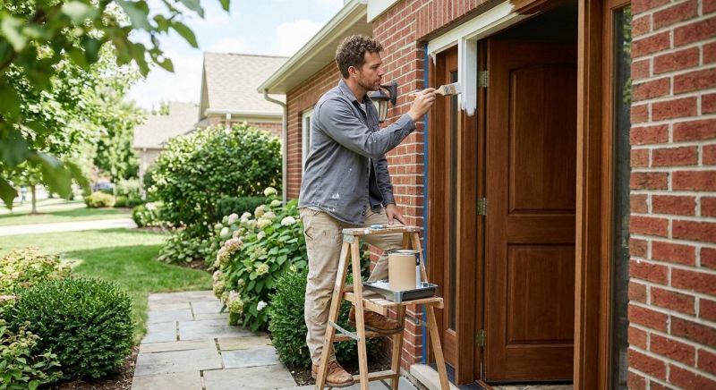 Window Frame Painting in Waco, TX