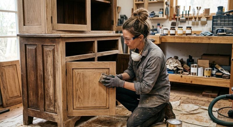 Wood Cabinet Refinishing in Cincinnati, OH
