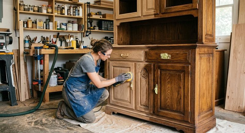Wood Cabinet Refinishing in Cincinnati, OH