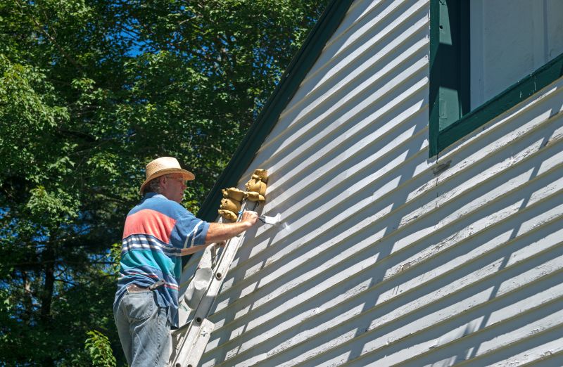 Wood Cladding Painting in Waco, TX