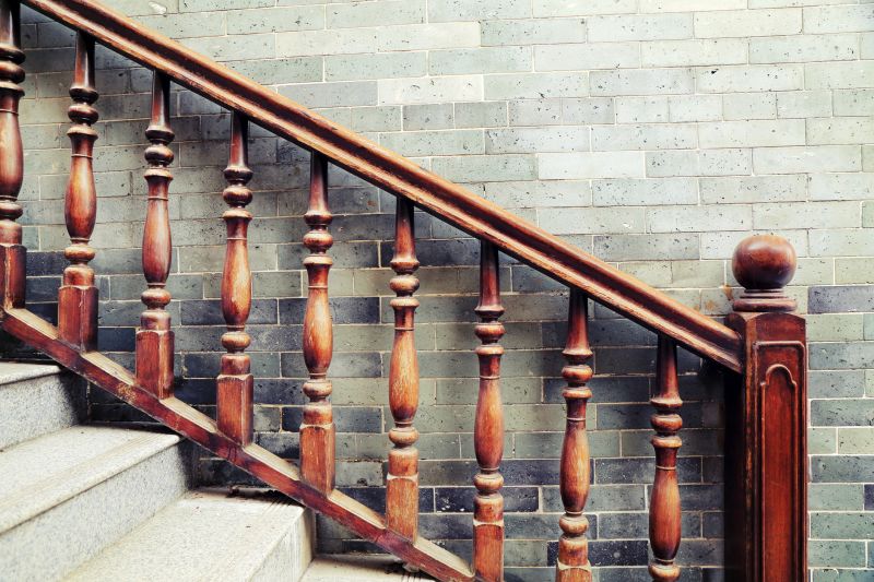 Wood Handrail Staining in Waco, TX